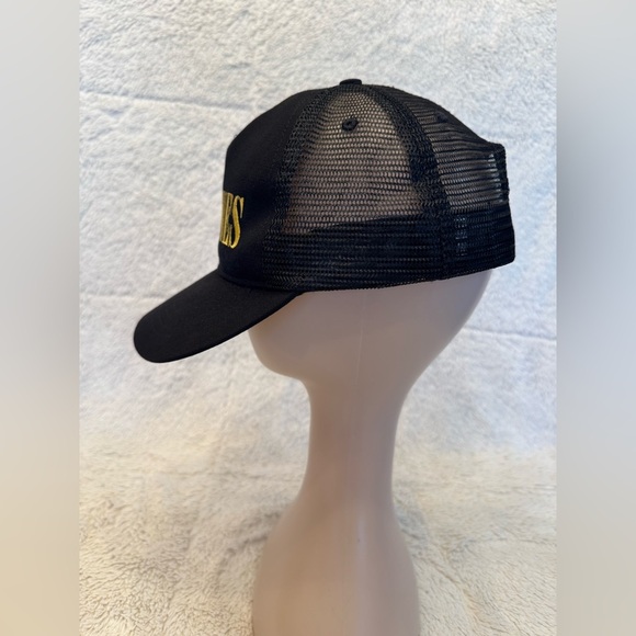 EUC AMIRI Wild Ones Embroidered Cap in Black & Yellow - Picture 4 of 11